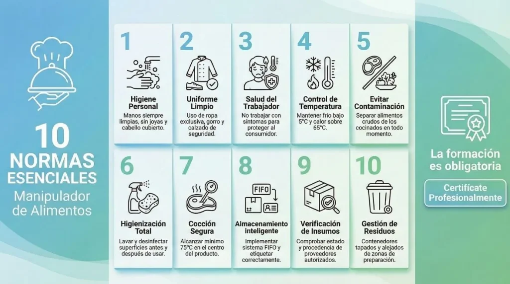 Normas Básicas de Higiene en la Manipulación de Alimentos Normas Básicas de Higiene en la Manipulación de Alimentos